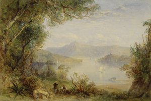 Uitzicht op de Hudson River